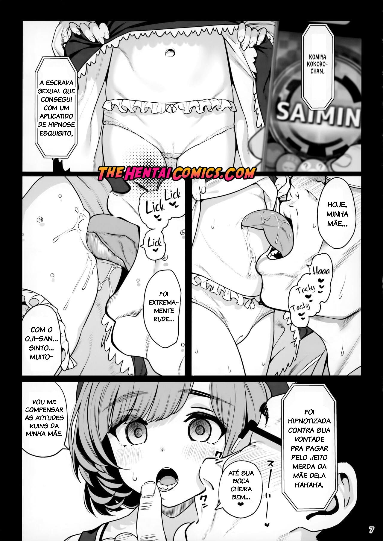 (C99) [Ranshi to Kimi to. (santa)] Minha Filha Foi Transformada em Uma Escrava Sexual Por um Vizinho Monstro - Foto 7