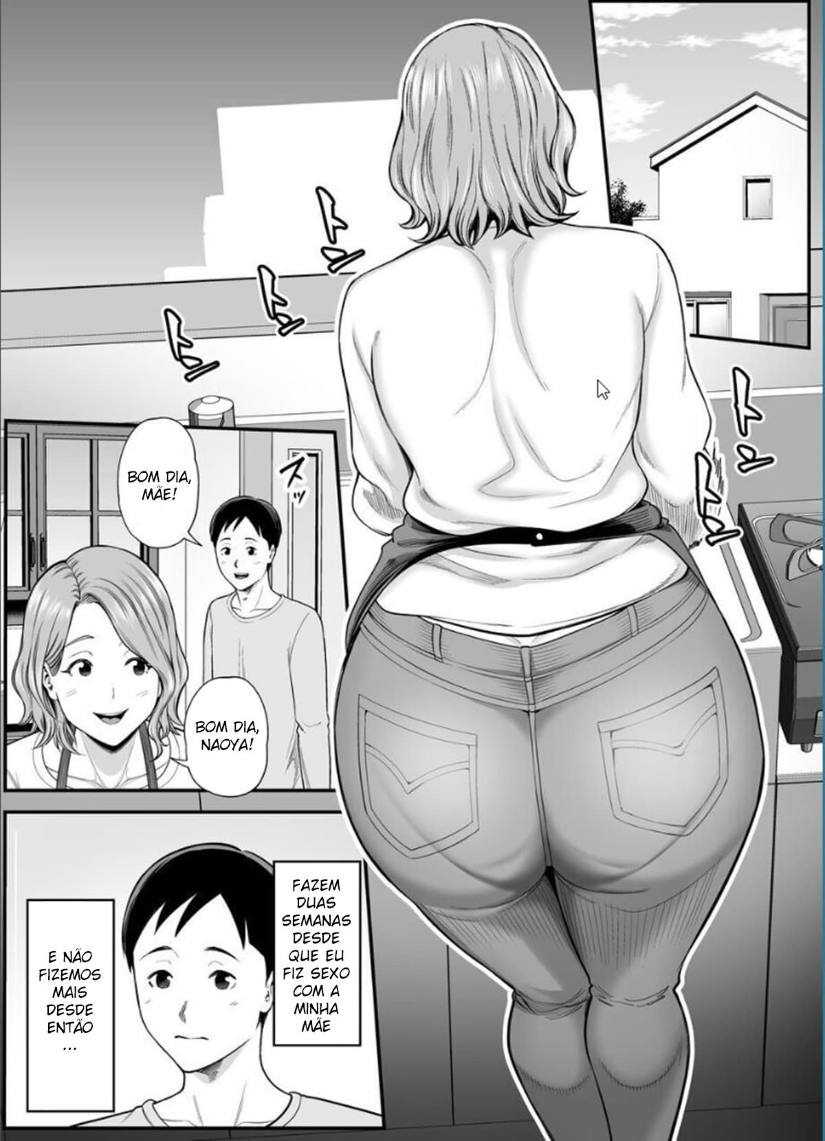 [Ura Meshiya (Maccha Neji)] A Bunda da Mamãe é Muito Sexy 2 - Foto 2