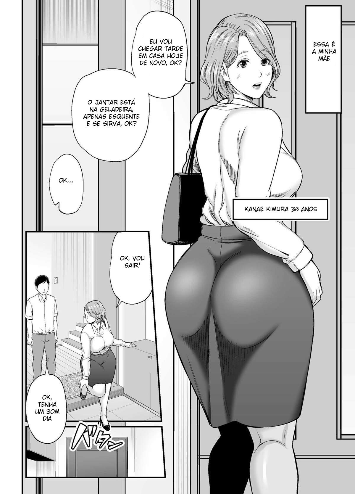 [Ura Meshiya (Maccha Neji)] A Bunda da Mamãe é Muito Sexy - Foto 4