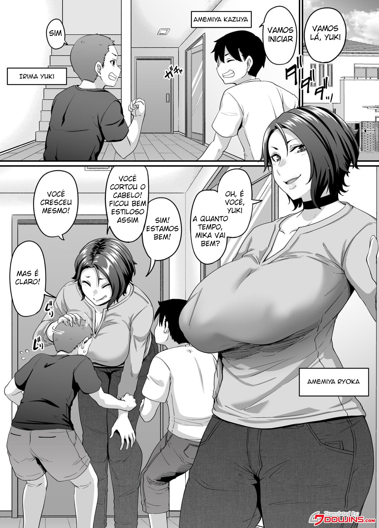 [Tiramisu Tart (Kazuhiro)] Uma Jovem Mãe Gostosa é Encantada Pelo Amigo (Incubus →) De Seu Filho e se Torna Sua Putinha - Foto 2