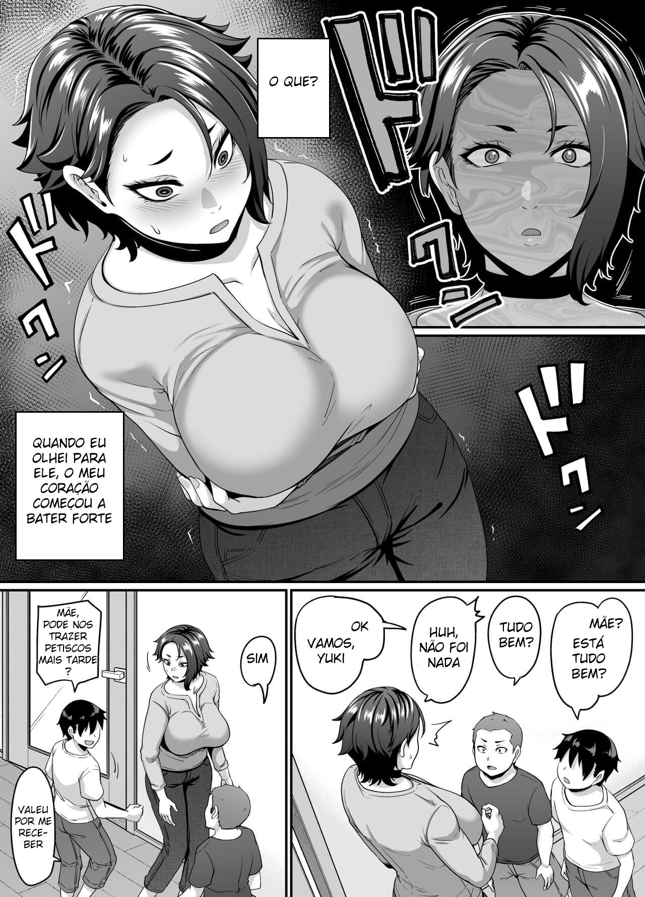 [Tiramisu Tart (Kazuhiro)] Uma Jovem Mãe Gostosa é Encantada Pelo Amigo (Incubus →) De Seu Filho e se Torna Sua Putinha - Foto 4