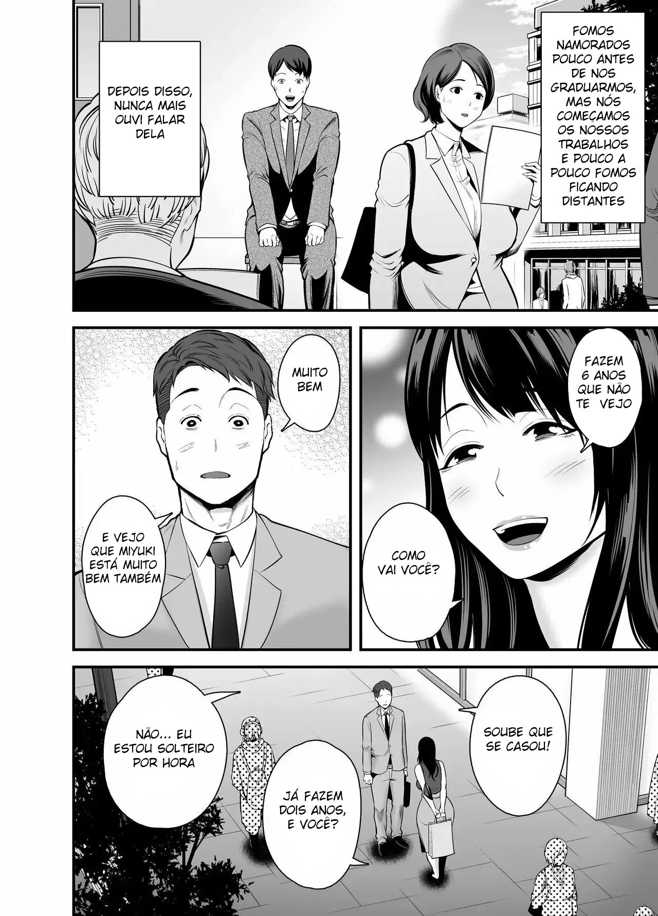 [Ura Meshiya (Maccha Neji)] Reencontrei Minha Ex-Namorada Que Está Casada… - Foto 3
