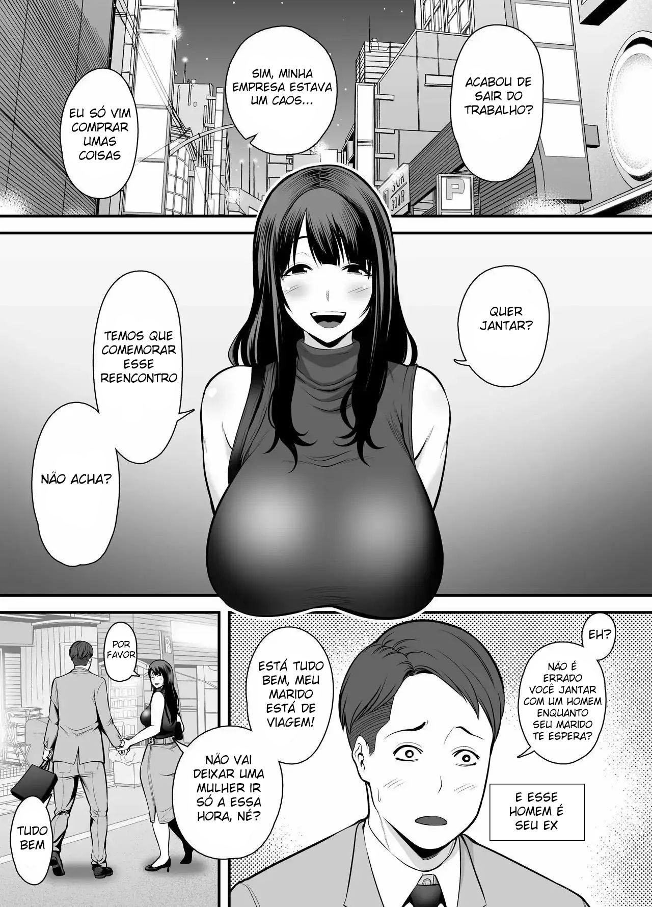 [Ura Meshiya (Maccha Neji)] Reencontrei Minha Ex-Namorada Que Está Casada… - Foto 4